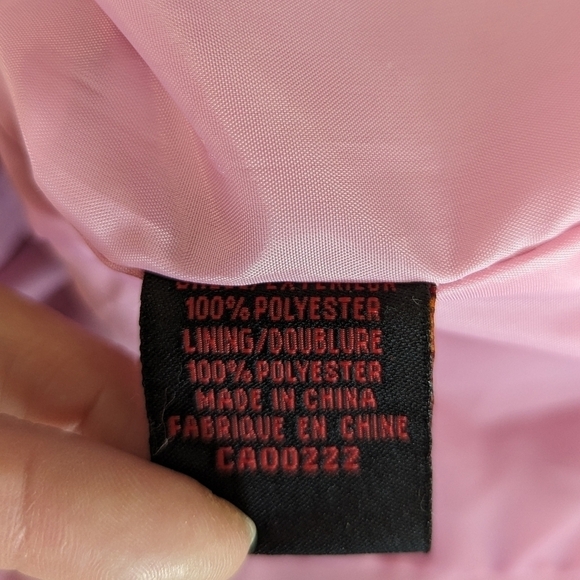 ]Alpine Tek Full Zip Retro Pastel Pink Windbreaker Jacket Women's Size S - Picture 8 of 16